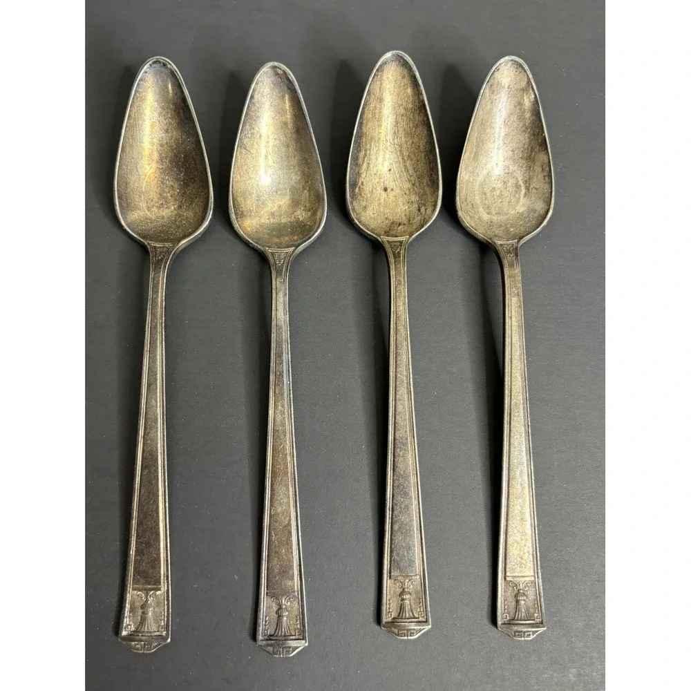 4 International Century Fruit Spoons 5 7/8
